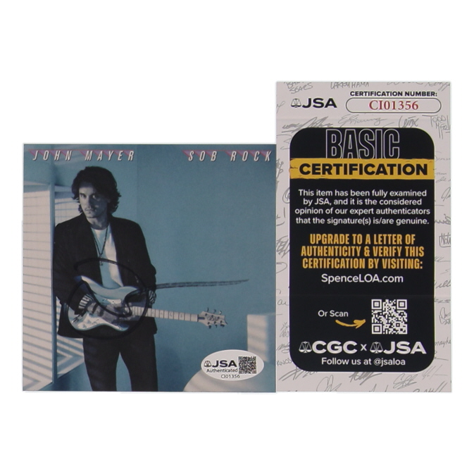 John Mayer Signed Cut (JSA) at PristineAuction.com John Mayer Signed Cut (JSA) at PristineAuction.com