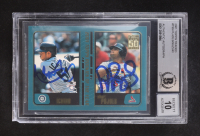 Ichiro Suzuki & Albert Pujols Signed 2001 Topps Traded #T99 ROY RC (BGS | Auto 10) at PristineAuction.com