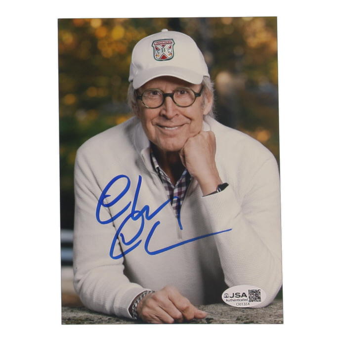 Chevy Chase Signed "Caddyshack" 5x7 Photo (JSA) at PristineAuction.com Chevy Chase Signed "Caddyshack" 5x7 Photo (JSA) at PristineAuction.com