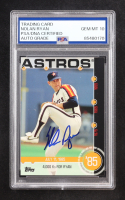 Nolan Ryan Signed 2015 Topps 4,000 Ks For Ryan #14-B (PSA | Autograph Graded PSA 10) at PristineAuction.com