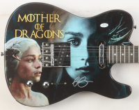 Emilia Clarke Signed "Game of Thrones" Custom Electric Guitar (ACOA) at PristineAuction.com