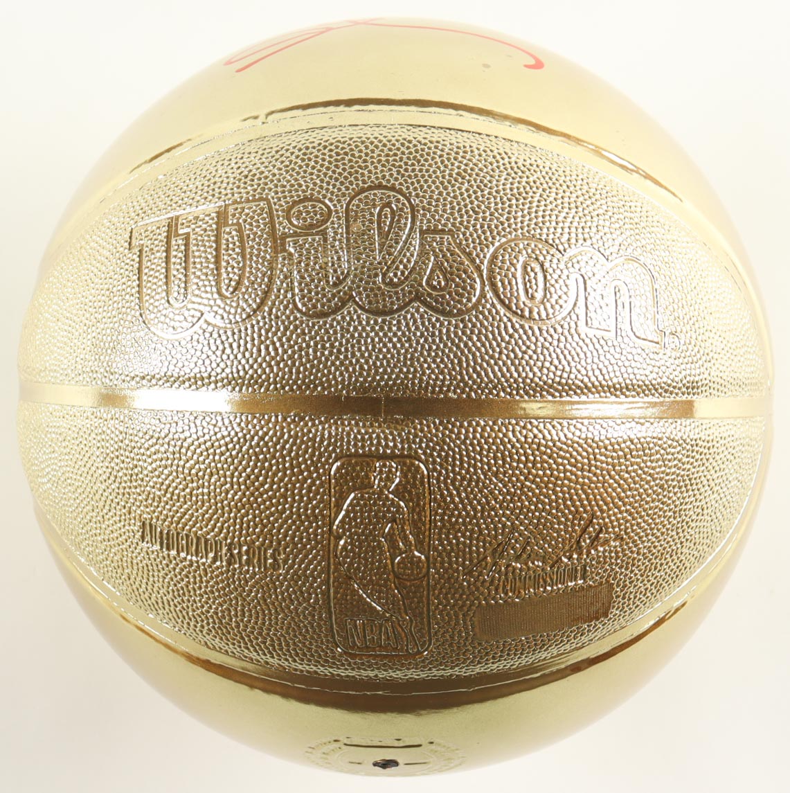 Allen Iverson Signed NBA Basketball (JSA) at PristineAuction.com Allen Iverson Signed NBA Basketball (JSA) at PristineAuction.com