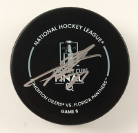 Sergei Bobrovsky Signed 2025 Stanley Cup Finals Logo Hockey Puck (JSA) at PristineAuction.com