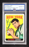 Joe Namath Signed 2012 Topps Pro Football #122 (PSA | Autograph Graded PSA 10) at PristineAuction.com