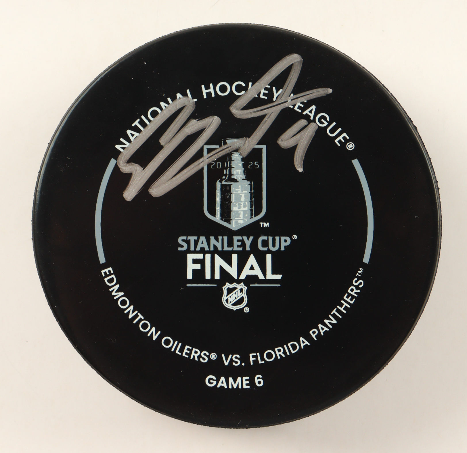 Sam Bennett Signed 2025 Stanley Cup Finals Logo Hockey Puck (JSA) at PristineAuction.com Sam Bennett Signed 2025 Stanley Cup Finals Logo Hockey Puck (JSA) at PristineAuction.com