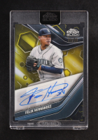 Felix Hernandez 2023 Topps Chrome Black Autographs Gold Refractors #CBAFH #14/50 at PristineAuction.com