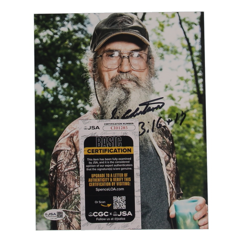 Si Robertson Signed 8x10 Photo (JSA) at PristineAuction.com Si Robertson Signed 8x10 Photo (JSA) at PristineAuction.com