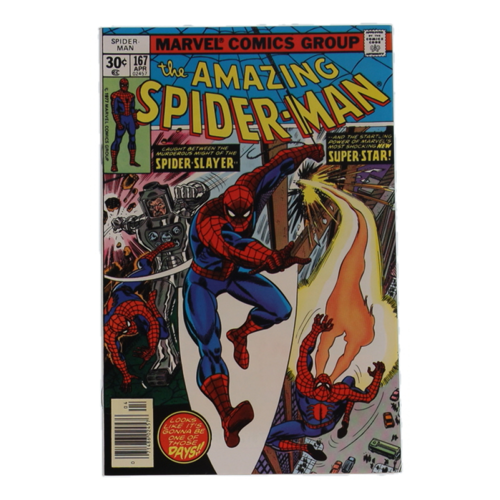 1977 "The Amazing Spider-Man" Issue #167 Marvel Comic Book at PristineAuction.com