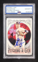 Nolan Ryan Signed 2022 Topps Allen & Ginter Pitching A Gem #PAG-7 (PSA | Autograph Graded PSA 10) at PristineAuction.com