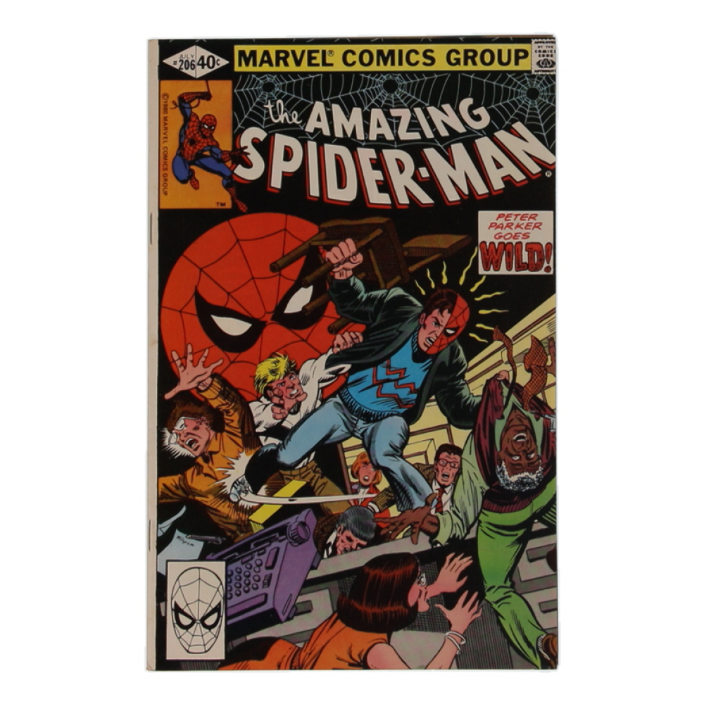 1980 "The Amazing Spider-Man" #206 Marvel Comic Book at PristineAuction.com