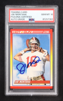 Joe Montana Signed 1990 Score Hot Gun #311 (PSA | Autograph Graded PSA 10) at PristineAuction.com