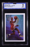 Michael Jordan 1990-91 Hoops #358 TC (ISA 9) at PristineAuction.com
