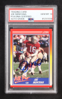 Joe Montana Signed 1990 Score All Pro #582 (PSA | Autograph Graded PSA 10) at PristineAuction.com