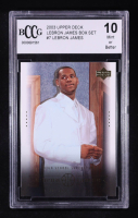 LeBron James 2003 Upper Deck LeBron James Box Set #7 High School Superstar RC (BCCG 10) at PristineAuction.com