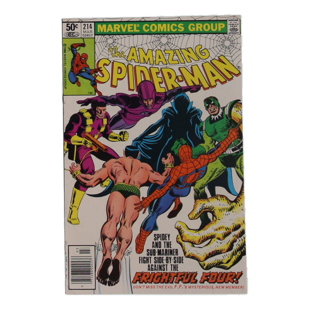 1981 "The Amazing Spider-Man" #214 Marvel Comic Book at PristineAuction.com