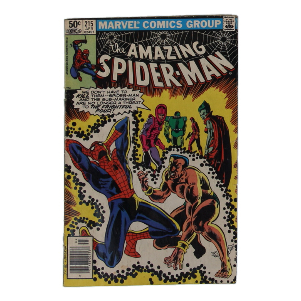 1981 "The Amazing Spider-Man" #215 Marvel Comic Book at PristineAuction.com