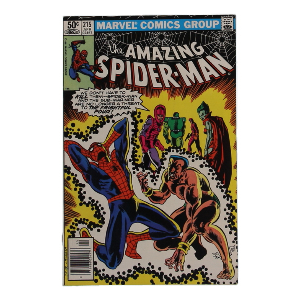 1981 "The Amazing Spider-Man" #215 Marvel Comic Book at PristineAuction.com
