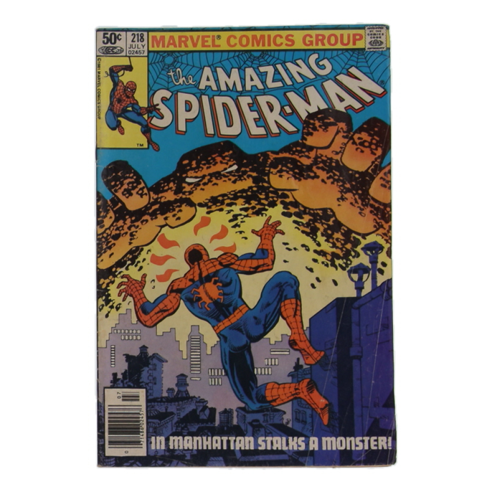 1981 "The Amazing Spider-Man" #218 Marvel Comic Book at PristineAuction.com