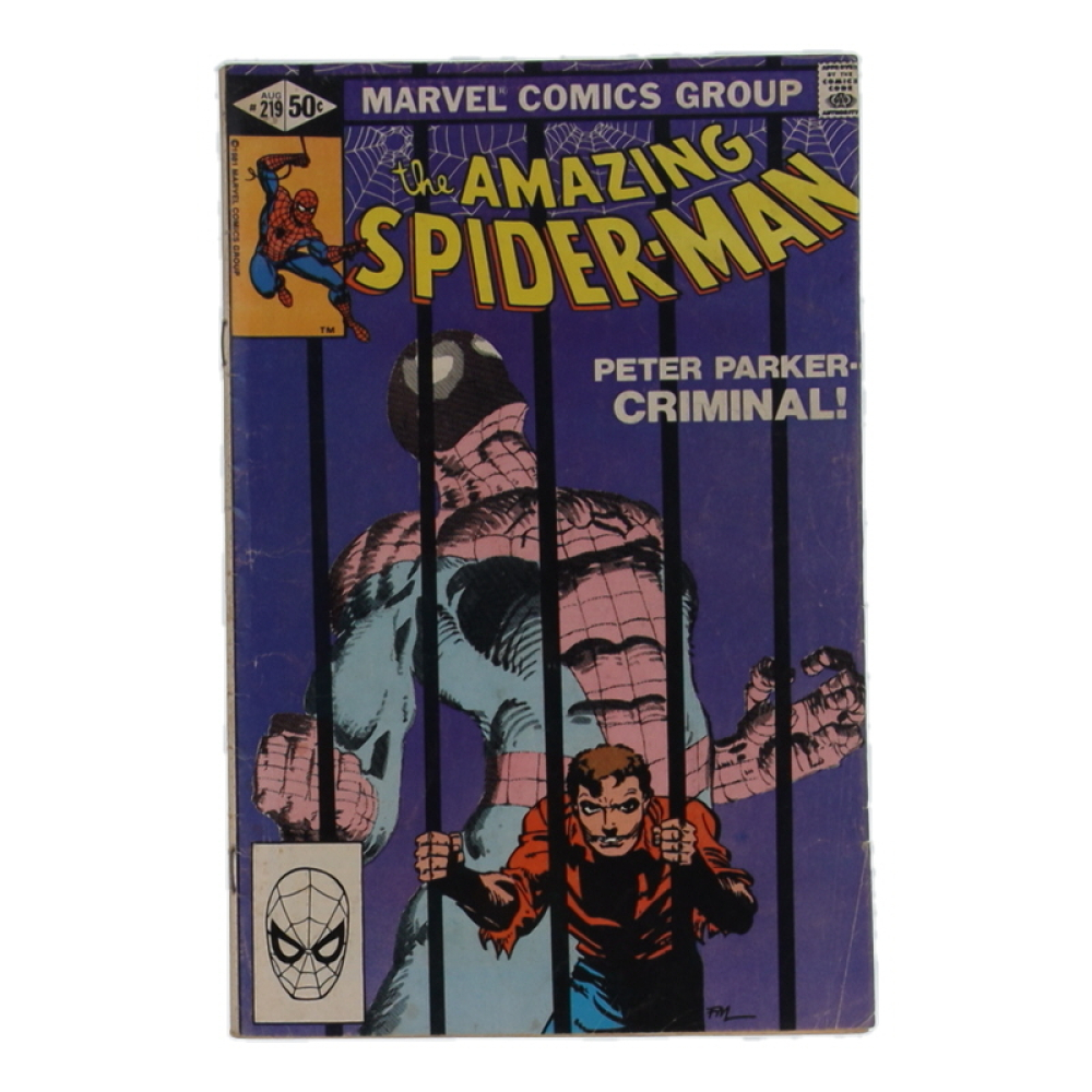 1981 "The Amazing Spider-Man" #219 Marvel Comic Book at PristineAuction.com