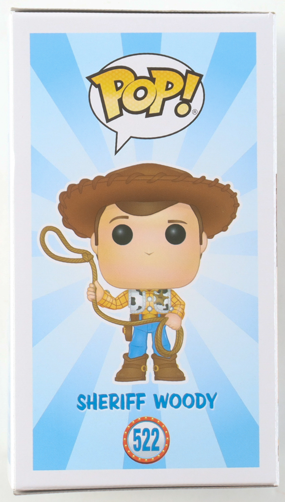 Tom Hanks Signed "Toy Story 4" #522 Sheriff Woody Funko Pop! Vinyl Figure (JSA) at PristineAuction.com Tom Hanks Signed "Toy Story 4" #522 Sheriff Woody Funko Pop! Vinyl Figure (JSA) at PristineAuction.com