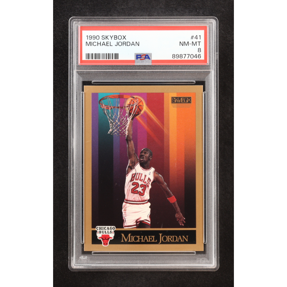 Michael Jordan 1990 Skybox #41 (PSA 8) at PristineAuction.com
