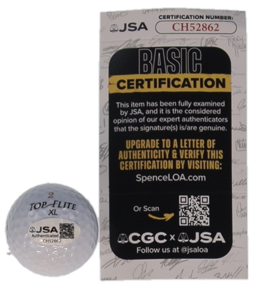 Jack Fleck Signed Golf Ball (JSA) at PristineAuction.com Jack Fleck Signed Golf Ball (JSA) at PristineAuction.com