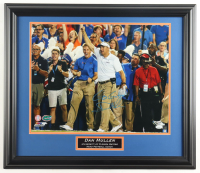 Dan Mullen Signed Florida Gators Custom Framed Photo Display Inscribed "Go Gators!" (Sports Collectible) at PristineAuction.com