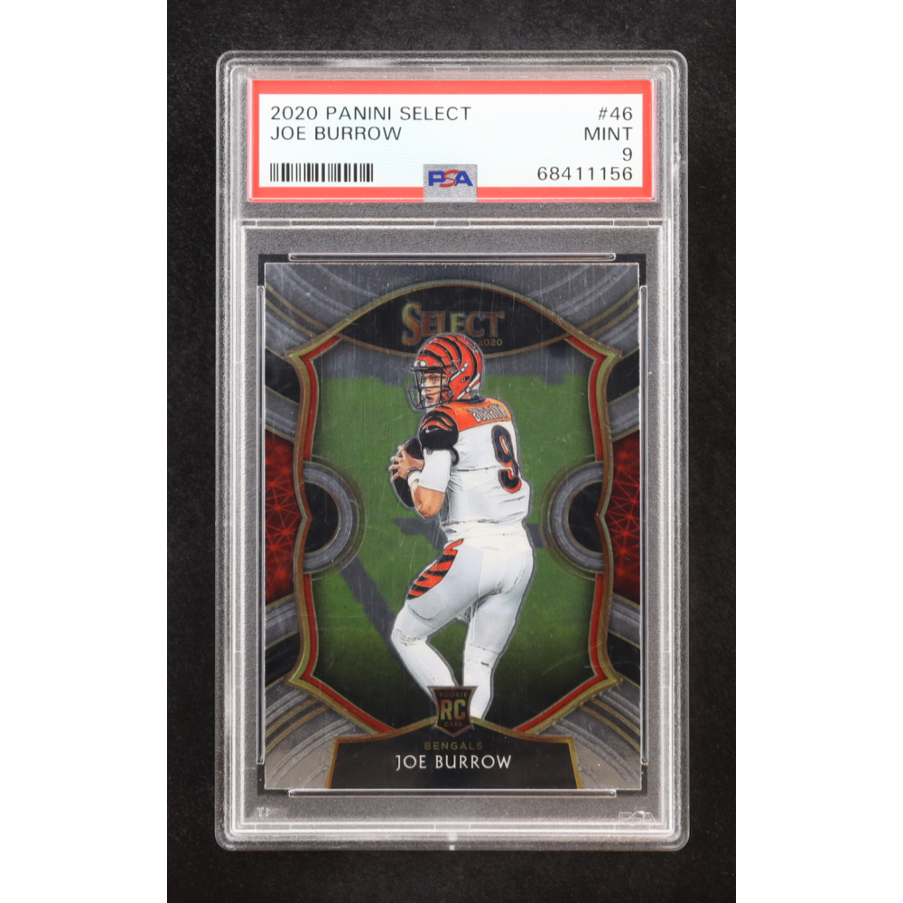 Joe Burrow 2020 Panini Select #46 RC (PSA 9) at PristineAuction.com