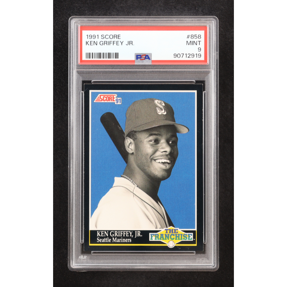 Ken Griffey Jr. 1991 Score The Franchise #858 (PSA 9) at PristineAuction.com