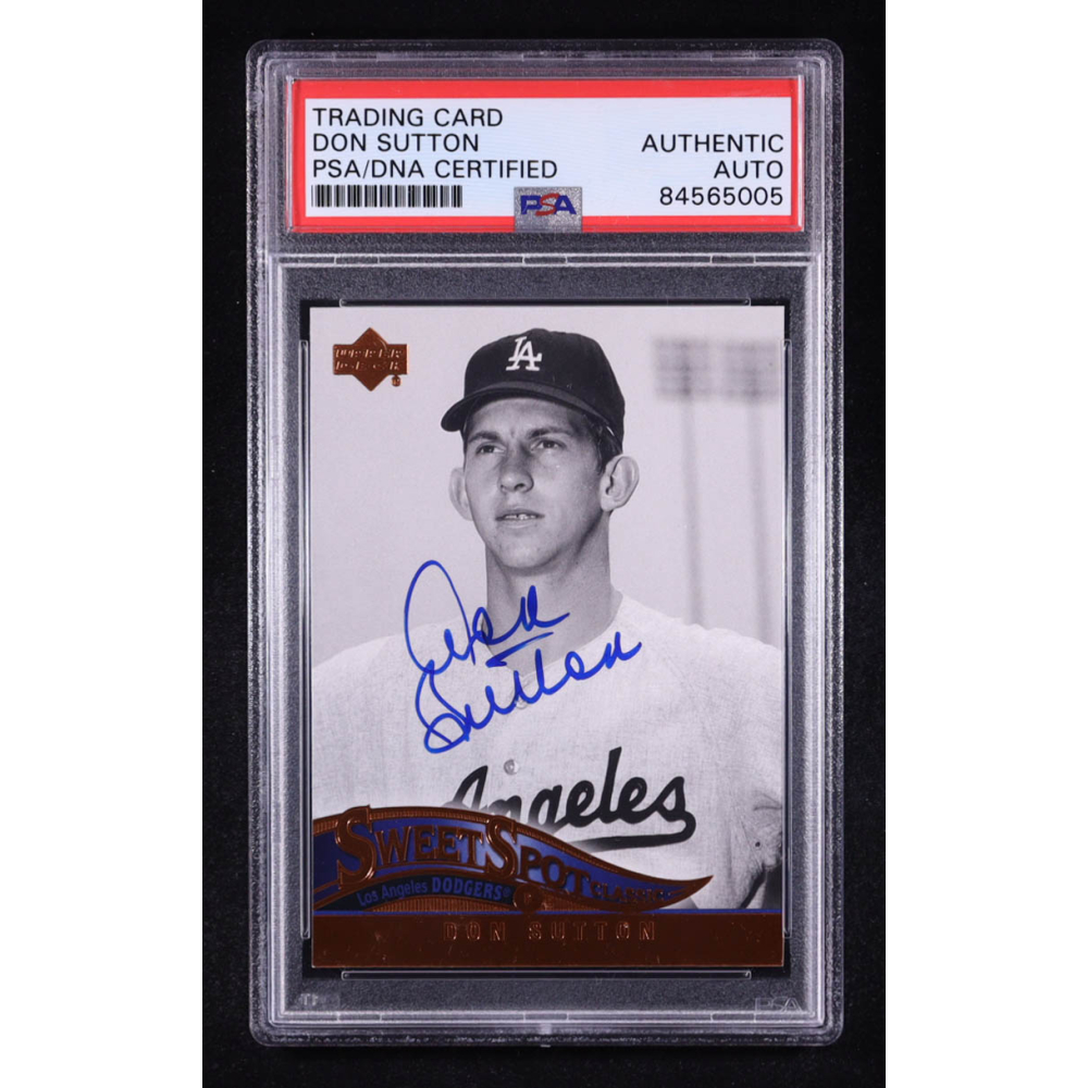 Don Sutton Signed 2005 Sweet Spot Classic #23 (PSA) at PristineAuction.com