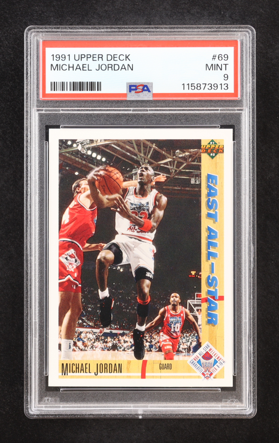 Michael Jordan 1991 Upper Deck #69 (PSA 9) at PristineAuction.com Michael Jordan 1991 Upper Deck #69 (PSA 9) at PristineAuction.com
