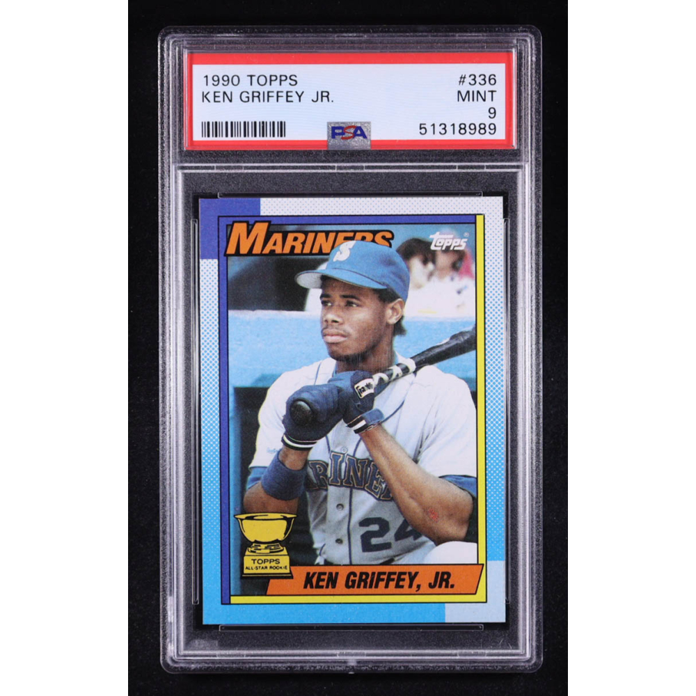 Ken Griffey Jr. 1990 Topps #336 (PSA 9) at PristineAuction.com