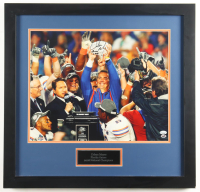Urban Meyer Signed Gators Custom Framed Photo Inscribed "08 Nat Champ" (SC) at PristineAuction.com