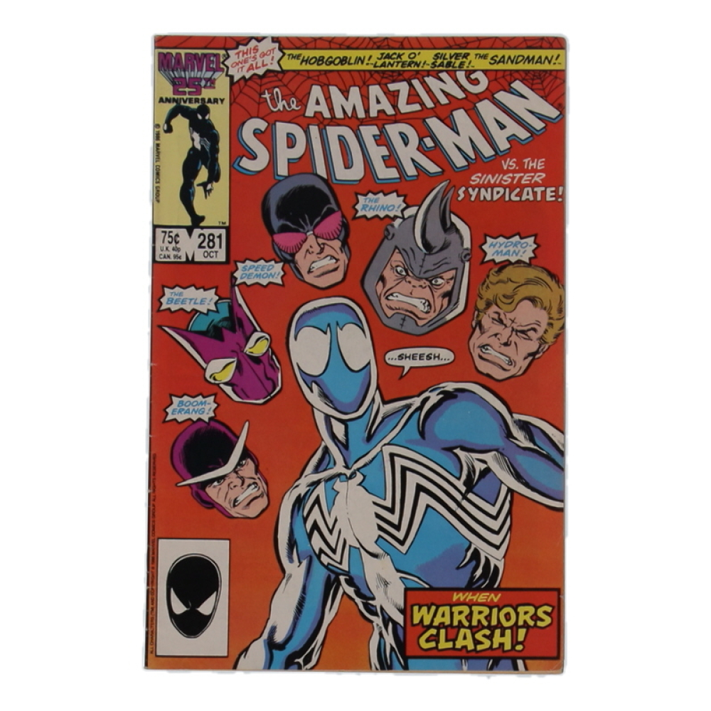 1986 "The Amazing Spider-Man" #281 Marvel Comic Book at PristineAuction.com