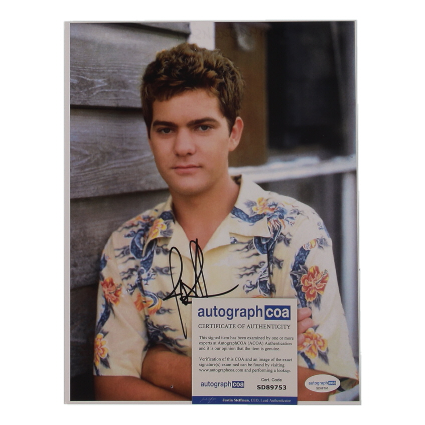 Joshua Jackson Signed "Dawson's Creek" 8.5x11 Photo (AutographCOA) at PristineAuction.com Joshua Jackson Signed "Dawson's Creek" 8.5x11 Photo (AutographCOA) at PristineAuction.com