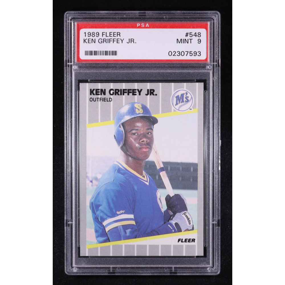 Ken Griffey Jr. 1989 Fleer #548 RC (PSA 9) at PristineAuction.com