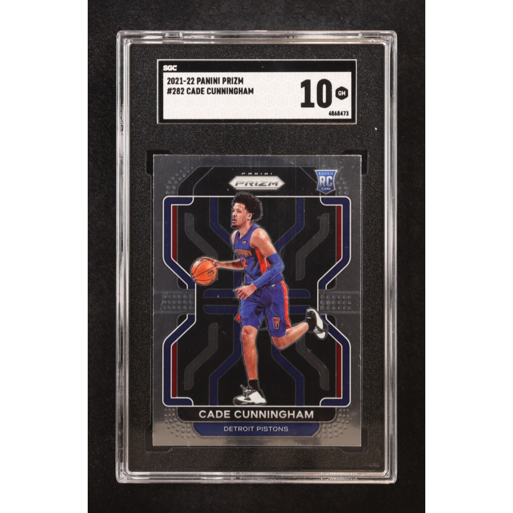 Cade Cunningham 2021-22 Panini Prizm #282 RC (SGC 10) at PristineAuction.com
