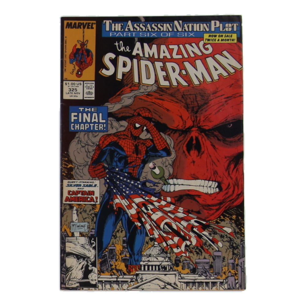 1989 "The Amazing Spider-Man" #325 Marvel Comic Book at PristineAuction.com