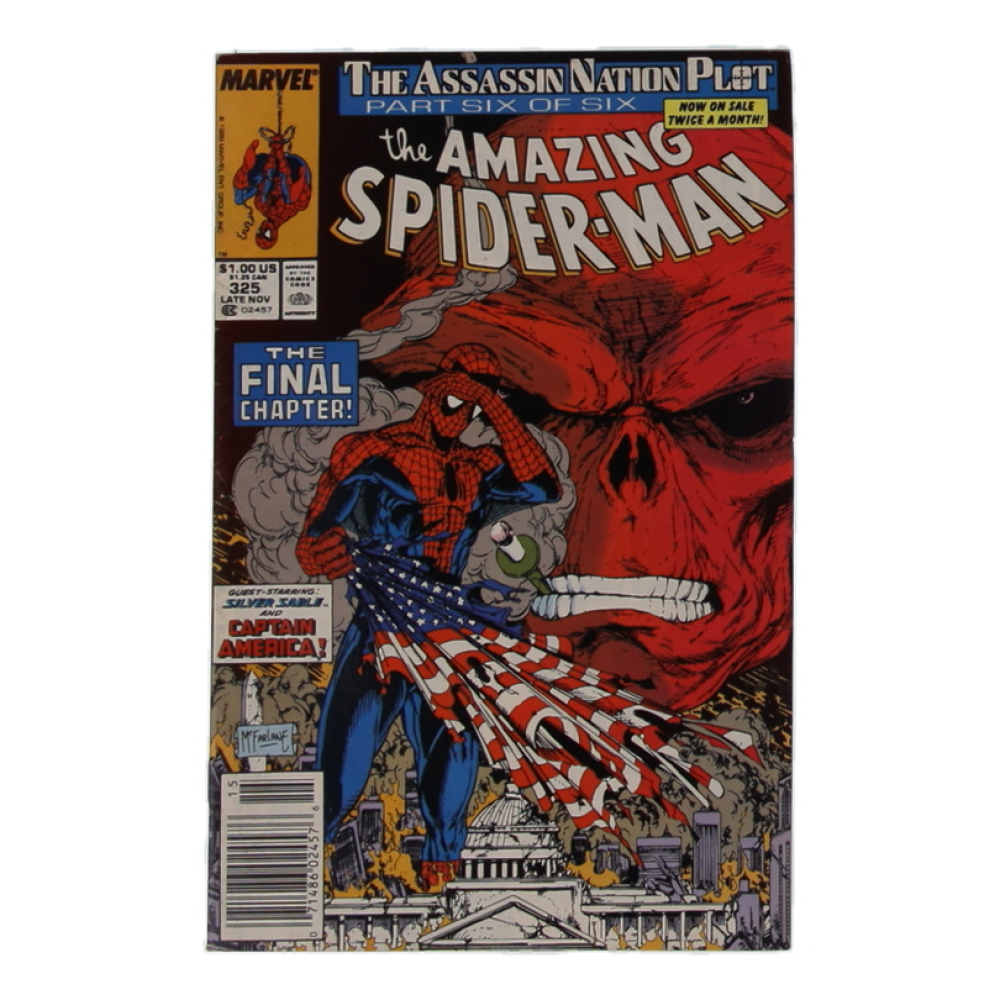 1989 "The Amazing Spider-Man" #325 Marvel Comic Book at PristineAuction.com