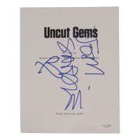 Josh Safdie Signed "Uncut Gems" 8.5x11 Script Cover Page (ACOA) at PristineAuction.com