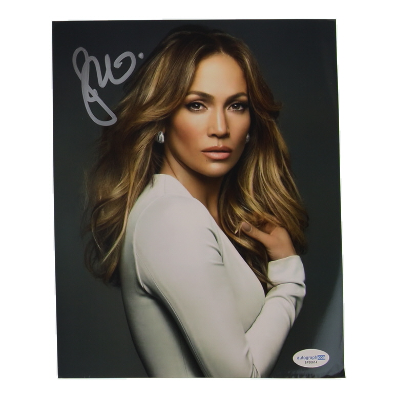 Jennifer Lopez Signed 8x10 Photo (ACOA) at PristineAuction.com Jennifer Lopez Signed 8x10 Photo (ACOA) at PristineAuction.com