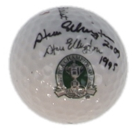 Steve Elkington Twice-Signed PGA Championship Golf Ball Inscribed "2009" & "1995" (JSA) at PristineAuction.com