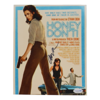 Aubrey Plaza Signed "Honey Don't" 8x10 Poster (ACOA) at PristineAuction.com