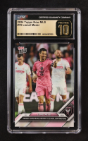 Lionel Messi 2024 Topps Now MLS #70 (CGC 10 | Pristine Black Label) at PristineAuction.com