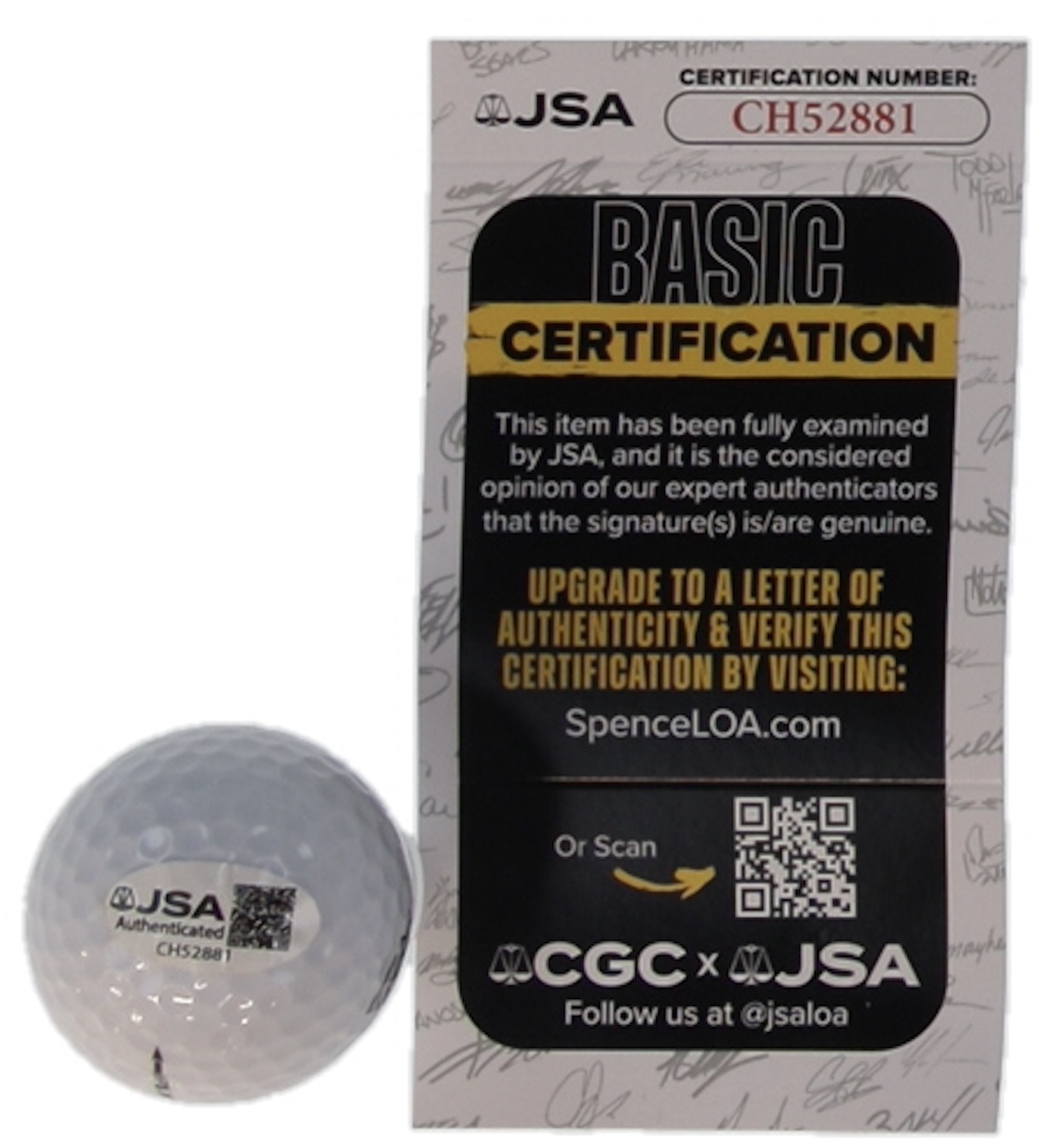 Natalie Gulbis Signed Golf Ball (JSA) at PristineAuction.com Natalie Gulbis Signed Golf Ball (JSA) at PristineAuction.com