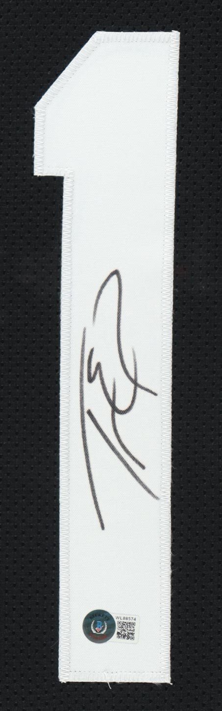 Travis Etienne Jr. Signed Custom Framed Jersey Display (Beckett) at PristineAuction.com Travis Etienne Jr. Signed Custom Framed Jersey Display (Beckett) at PristineAuction.com