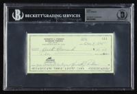 Buck Leonard Signed 1995 Fleet Bank Personal Check (Beckett) at PristineAuction.com