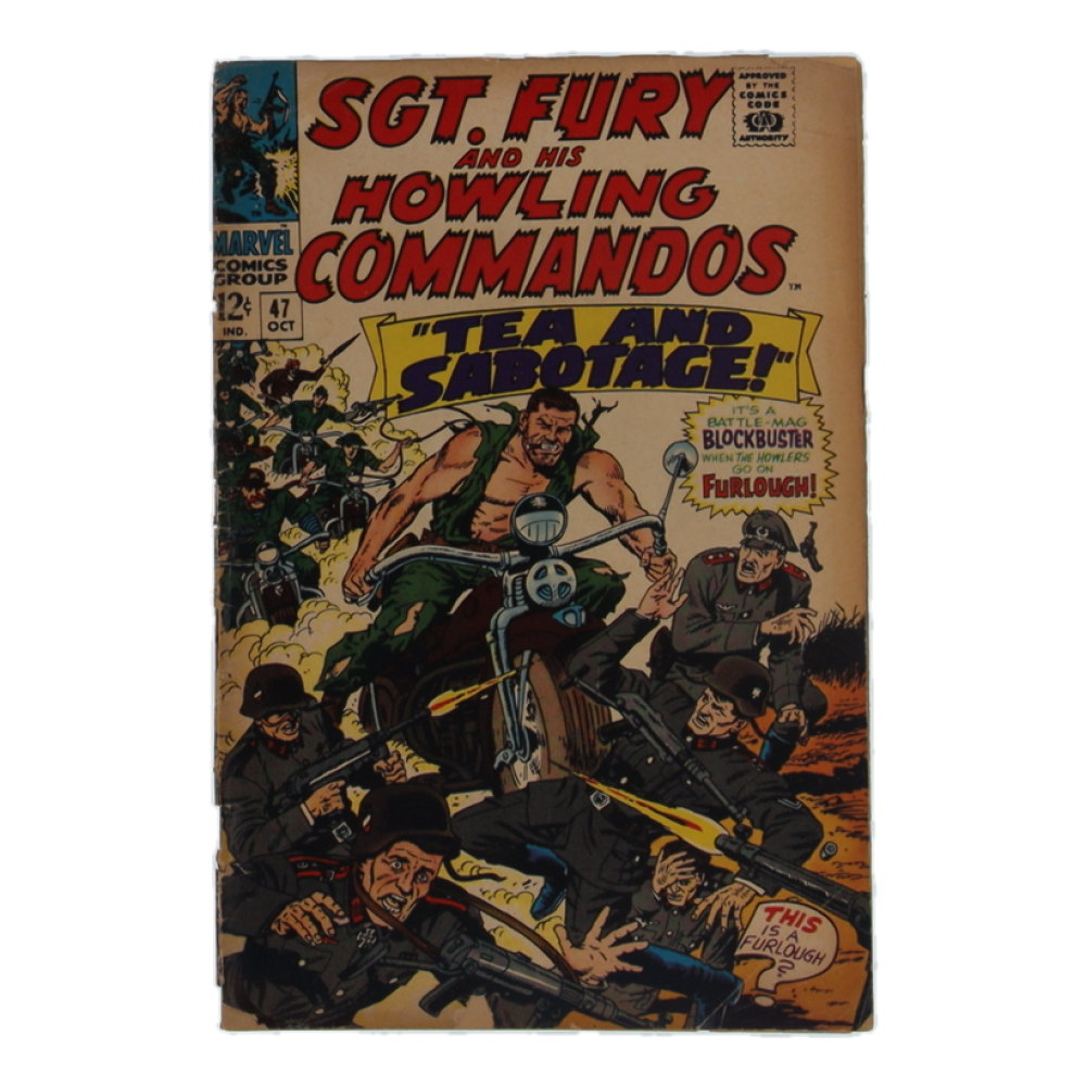 1967 "Sgt. Fury and His Howling Commandos" Issue #47 Marvel Comic Book at PristineAuction.com