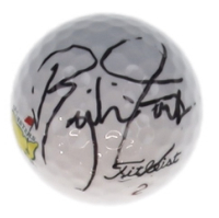 Rickie Fowler Signed Masters Logo Golf Ball (JSA) at PristineAuction.com