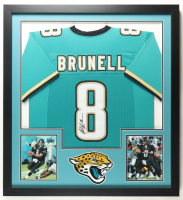 Mark Brunell Signed Custom Framed Jersey Display (JSA) at PristineAuction.com